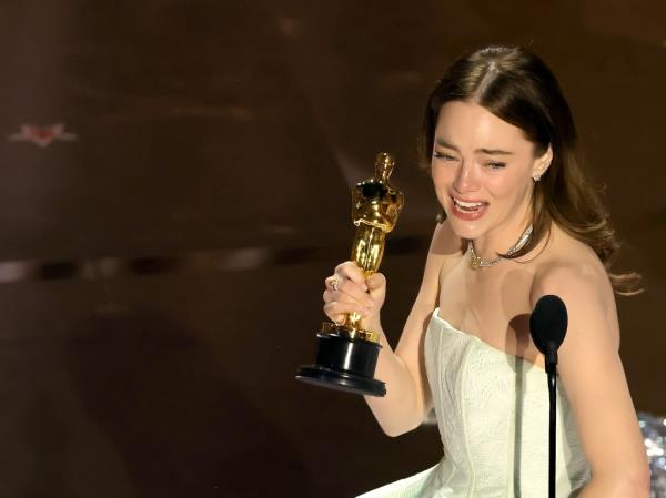 Emma Stone wins second Best Actress Oscar in Lily Gladstone upset