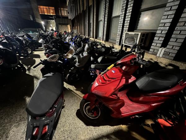 The co<em></em>nfiscated bikes had no registrations or had stolen plates, according to the station. 