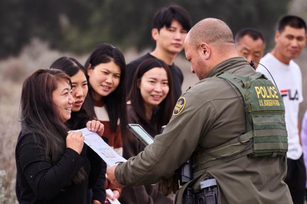 Nearly 10 million migrants have crossed into the US illegally during the Biden administration, a record Biden's critics assert could o<em></em>nly be achieved by intentio<em></em>nally refusing to enforce the law. 