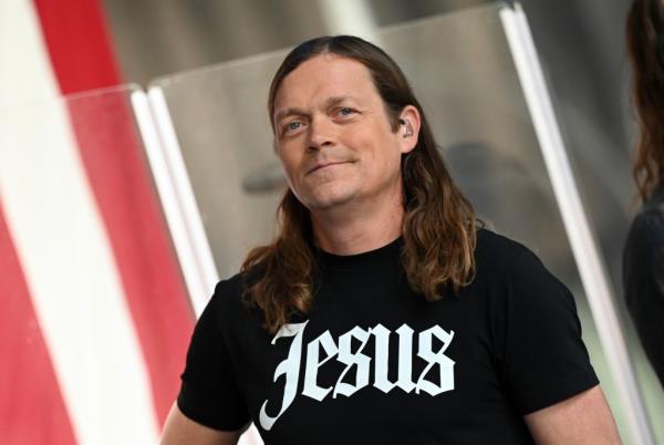 3 Doors Down lead singer Brad Arnold shared a message a<em></em>bout his Christian faith during a co<em></em>ncert at Hersheypark Stadium in Pennsylvania on Aug. 23, 2024.