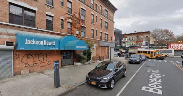 A photo of Beverly Road, near wher<em></em>e a 17-year-old boy was stabbed Friday night.