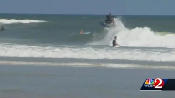 Shark attack survivor describes feeling of his head being chomped on (Picture: WESH)