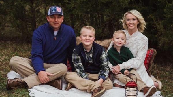 Lucinda (Cindy) Mullins is pictured with her family.