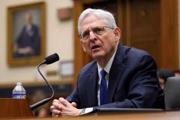 US Attorney General Merrick Garland testifies during a House Judiciary Committee hearing titled 