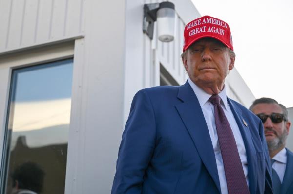 President-elect Do<em></em>nald Trump arriving at the SpaceX Starship rocket launch in Boca Chica, Texas, on November 19, 2024