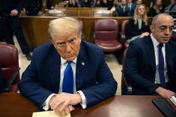Do<em></em>nald Trump in court