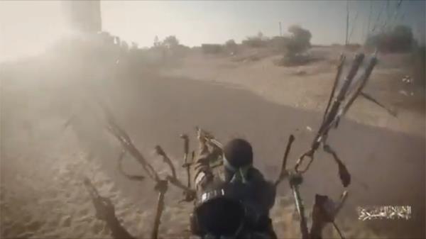 Hamas terrorists using motorized paragliders -- the same they've driven to attack Israel. 