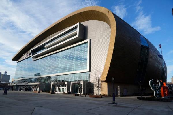 Fiserv Forum in Milwaukee