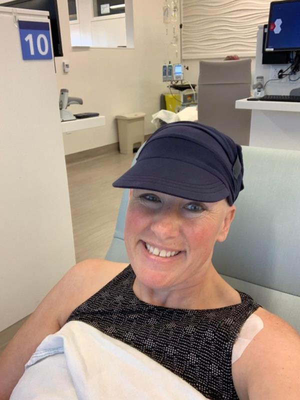 Arenda was first diagnosed with breast cancer in 2020