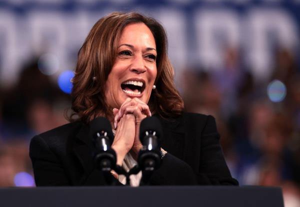 Kamala Harris laughing