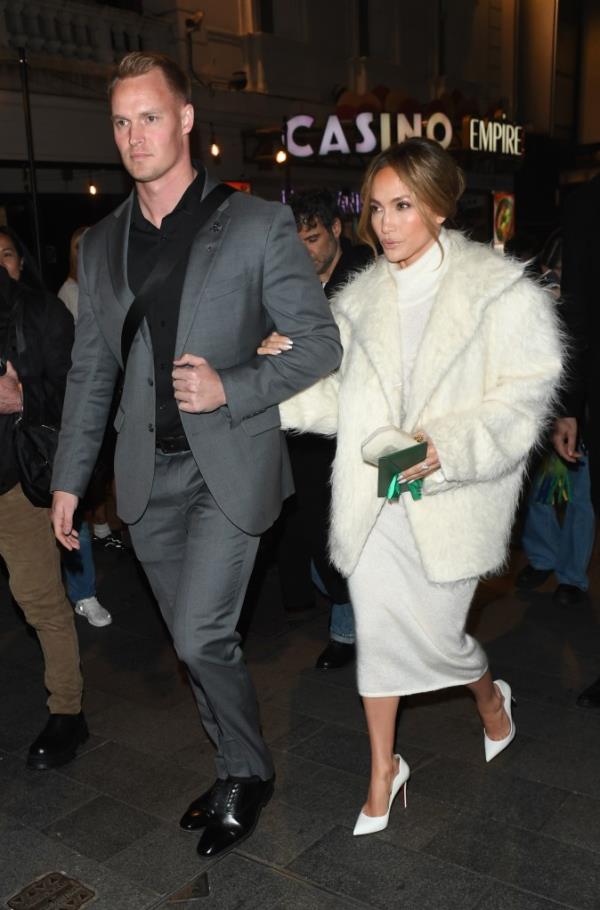 Jennifer Lopez aka JLo seen leaving a private screening for her new movie 