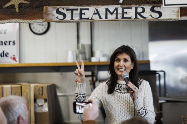 Republican candidate for president former South Carolina Governor Nikki Haley campaigns, Epping, USA - 21 Jan 2024