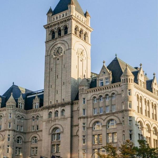 The hotel is currently a Waldorf Astoria. 