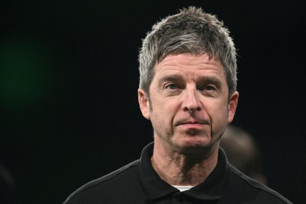 British musician Noel Gallagher of Oasis attends prior the UEFA Champions League, league phase day 4 football match between Sporting Lisbon and Manchester City at the Jose Alvalade stadium in Lisbon on November 5, 2024. 