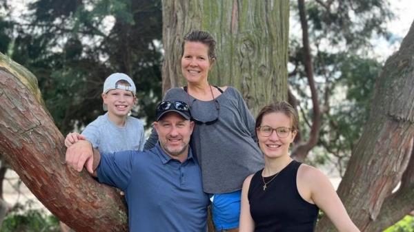 Nick Davi, his wife Sarah, and their two children, lived in the Courts at Aliante gated community in North Las Vegas at the time of the shooting.