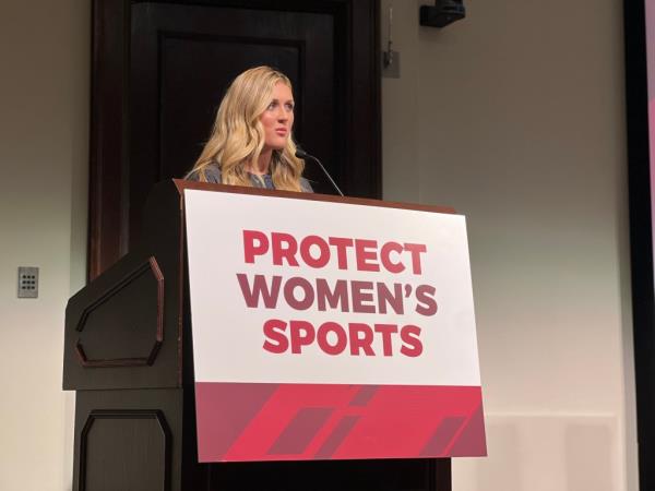 Former NCAA swimmer Riley Gaines has been a vocal critic of  Cortez-Fields and trans athletes in women's sports.
