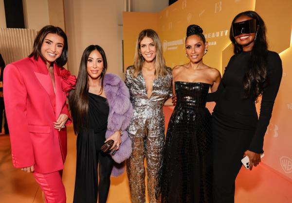  Bro<em></em>nwyn Newport, Angie Katsaneva, Erin Lichy, Racquel Chevremont, and Ubah Hassan attend the Warner Bros. Television Group's Fall TV Season Party in partnership with Fenty Beauty at NYA Studios West in Los Angeles, CA. 