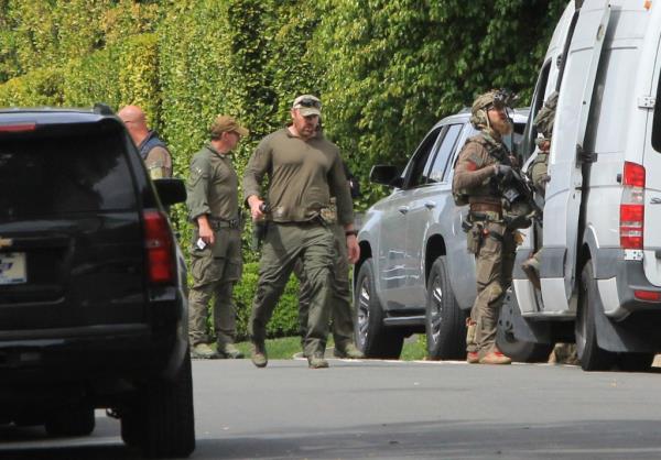 His homes in Beverly Hills and Miami were raided on March 25.