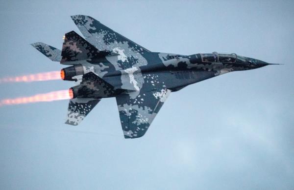 Alan Isaacman in his MIG-29