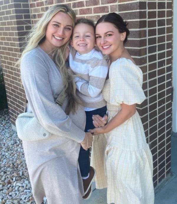 They work together to co-parent Beckham (Picture: Supplied)