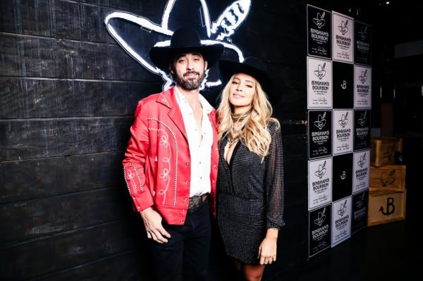 Ryan Bingham and Hassie Harrison in Las Vegas on December 7, 2023