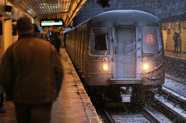 The nor’easter was piling snow at a rate of up to two inches each hour Tuesday morning, spoiling the morning commute, according to reports. 