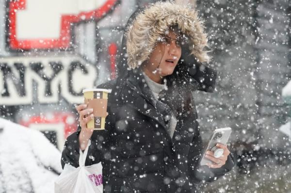 “We’re stro<em></em>ngly encouraging New Yorkers if you don’t have to go out, stay home,” Mayor Adams said as he warned residents to stay off the roads. 