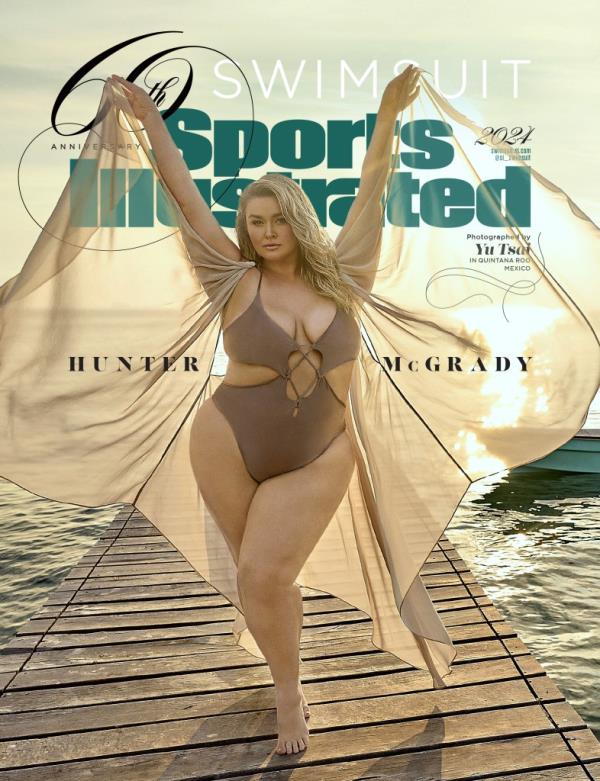 Hunter McGrady, 31, on the cover of Sports Illustrated Swimsuit.