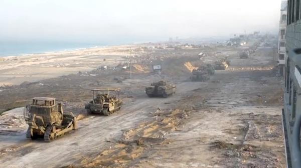Israeli tanks have been in northern Gaza for a<em></em>bout two weeks.