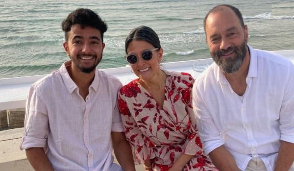 Jon Polin and Rachel Goldberg, parents of Hersh Goldberg