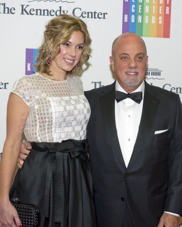illy Joel and Alexis Roderick arrive at the formal Artist's Dinner.
