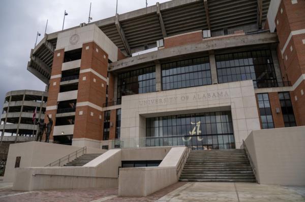 Exterior of a University of Alabama building.