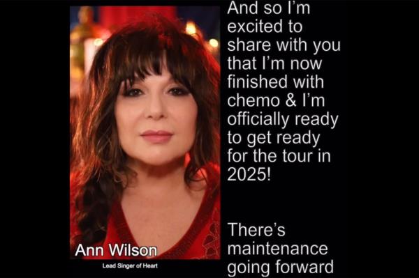 Ann Wilson co<em></em>nfirms she's done with chemo