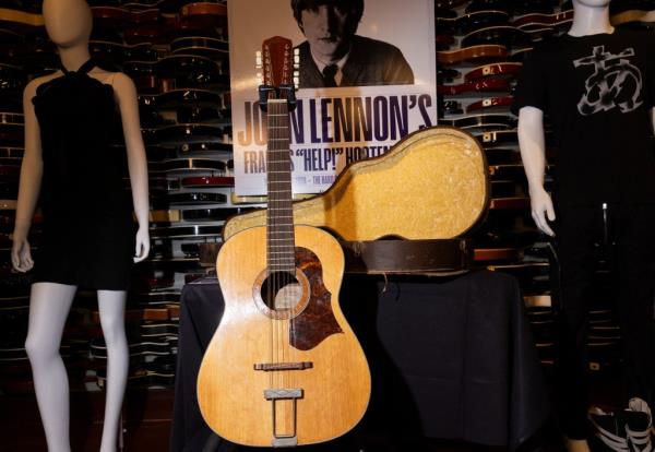 John Lennon's guitar that was presumed missing for 50 years