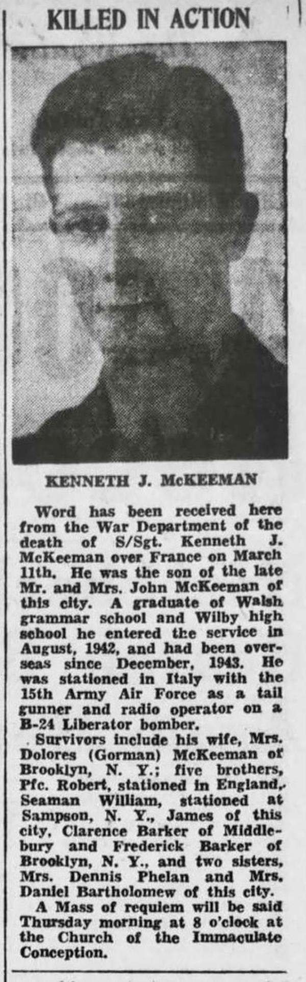 Sgt. Kenneth McKeeman