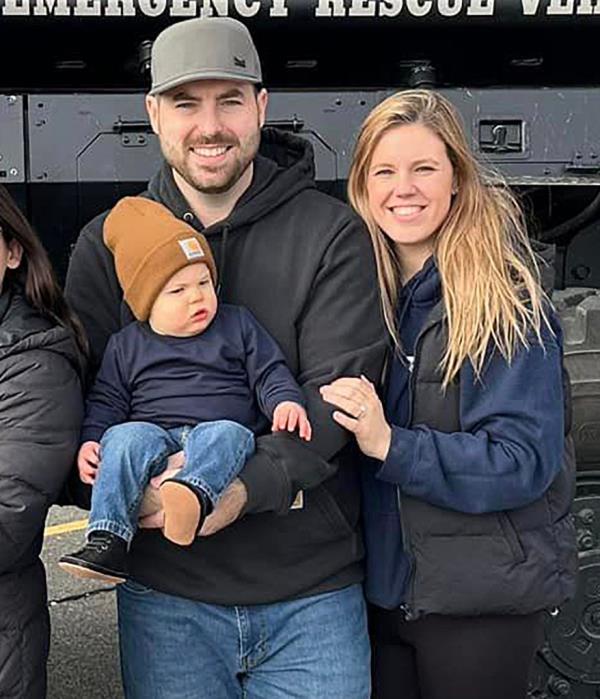NYPD Officer Jo<em></em>nathon Diller in a group photo