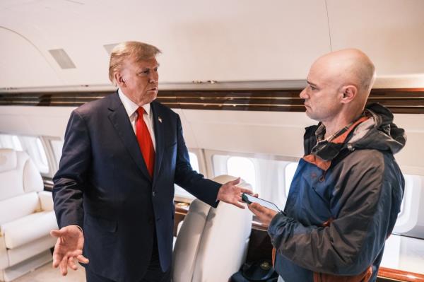 New York Post interviews former President Do<em></em>nald Trump. 