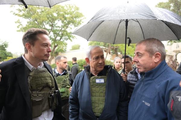 Elon Musk and Benjamin Netanyahu