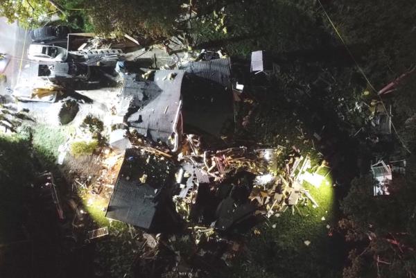 The massive explosion startled neighbors in the area, prom<em></em>pting 911 calls to fold in to emergency responders.