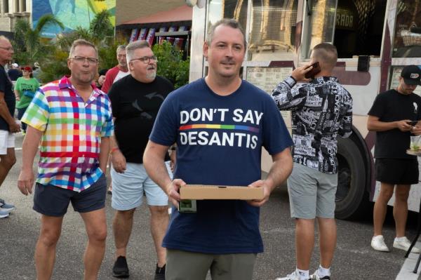 Pride parades such as this one in St. Petersburg, Fl. have been canceled in some parts of the US owing to fears that the current LGBT 