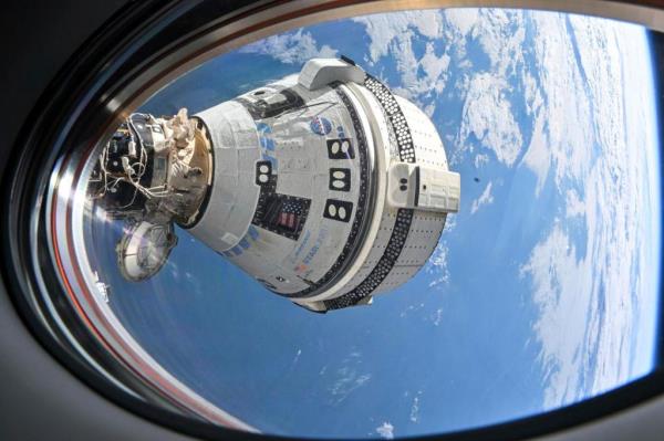 boeing starliner from space