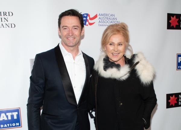 Hugh Jackman and Deborra-Lee Furness attend the 2019 American Australian Arts Awards at Skylight Modern on Jan. 31, 2019 in New York City.