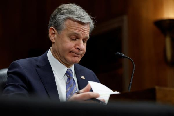 FBI Director Christopher Wray.