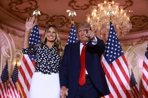 Melania and Do<em></em>nald Trump