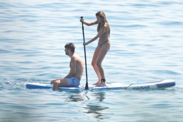 Gerard Pique and Clara Chia Marti