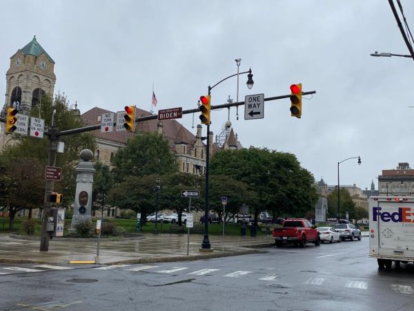 Biden Street in Scranton, Pennsylvania. 