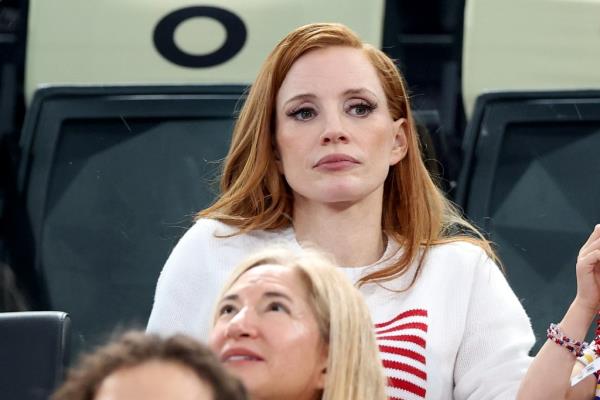 Jessica Chastain at the  Olympic Games Paris 2024.