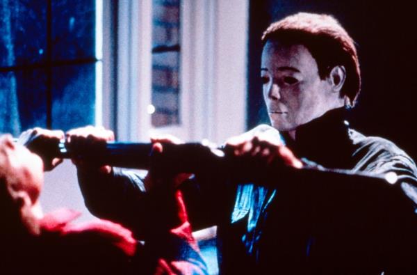 Michael Myers in a lighter mask