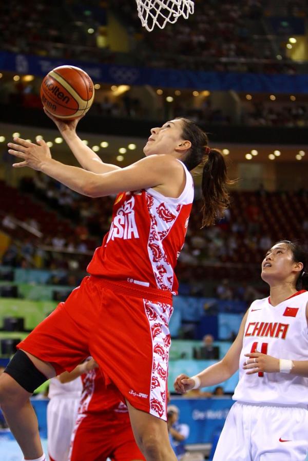 Lisina is a former pro-basketball player in her native country, Russia.