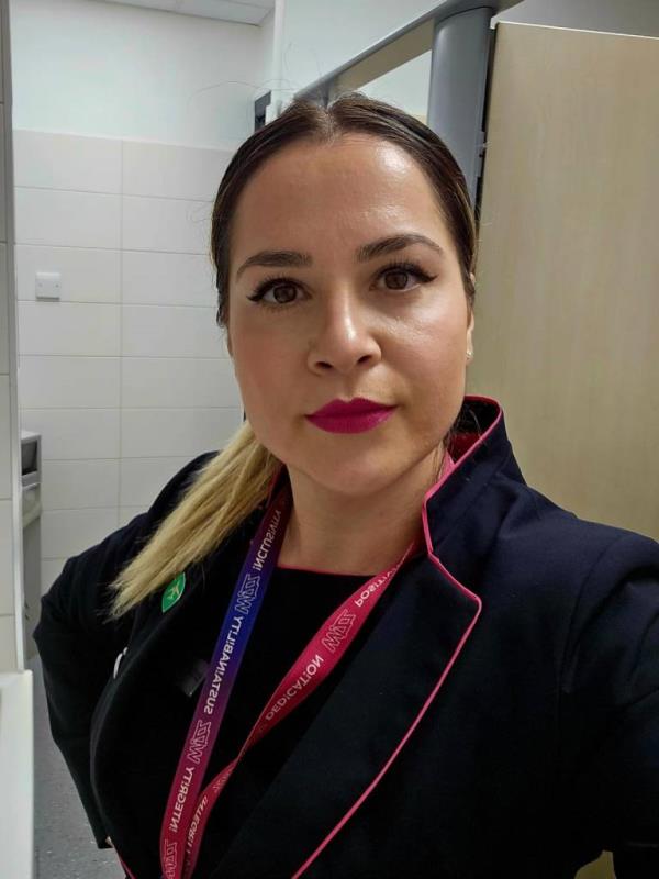 Wizz Air worker Denisa Tanase said she was scared when she saw the 